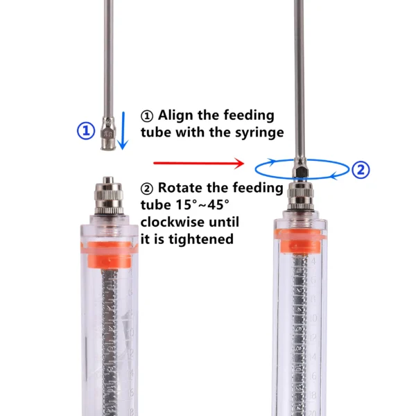 High Quality 10ml 20ml Parrot Feeding Syringe  Parrots Bird Feeders Syringe  Bird Feeder Milk Syringe Needle Pet Feeder - Image 3