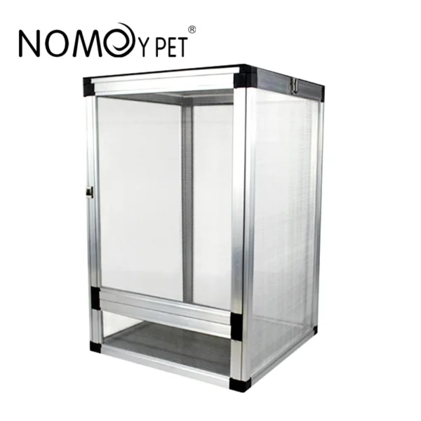 Detachable Reptile Terrarium Habitat Tank Aluminium Air Screen Cage Reptiles Cage with Cover Rainforest Habitat Lizard Chameleon - Image 11
