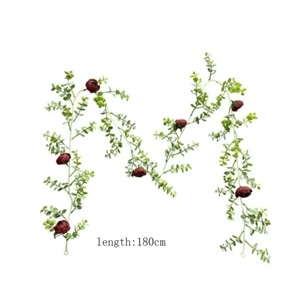 Artificial Vine Reptile Lizards Terrarium Decoration Chameleons Climb Rest Plants Leaves - Image 9