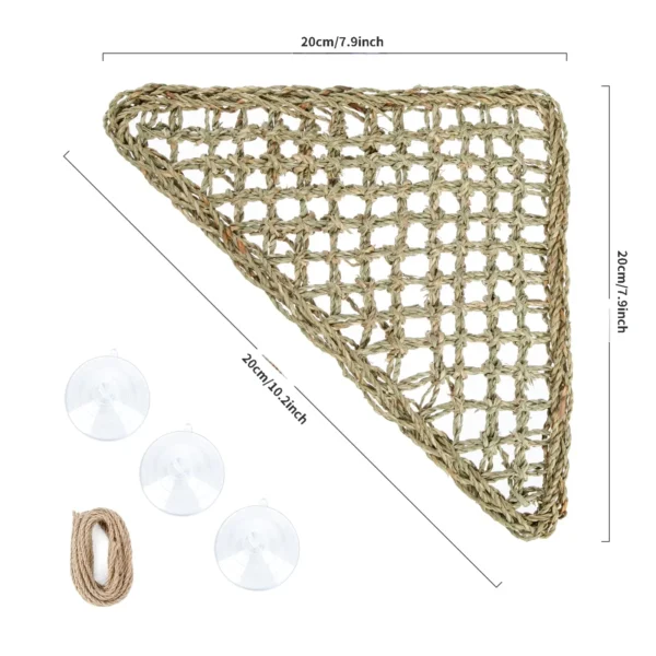 Bearded Dragon Hammock Reptile Lounger for Chameleon Lizards Gecko Snakes Lguana Reptiles Geckos Grass Cushion Pet Bed Swing - Image 9