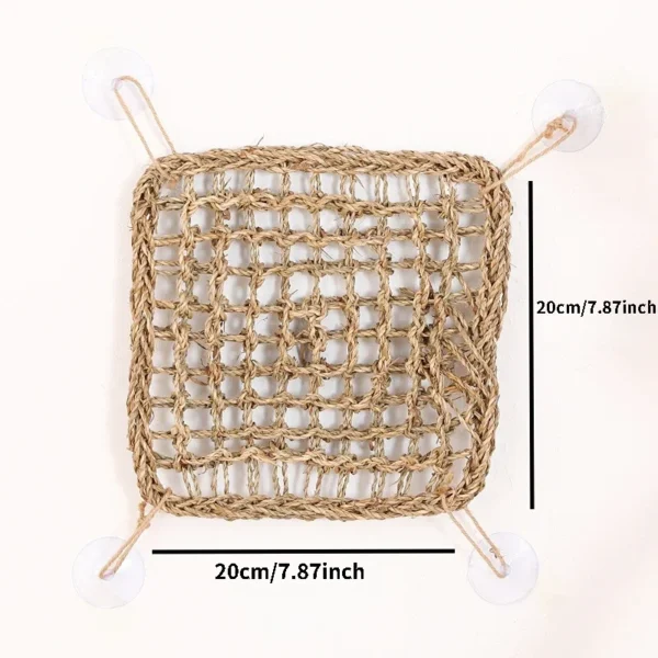 Bearded Dragon Hammock Reptile Lounger for Chameleon Lizards Gecko Snakes Lguana Reptiles Geckos Grass Cushion Pet Bed Swing - Image 8