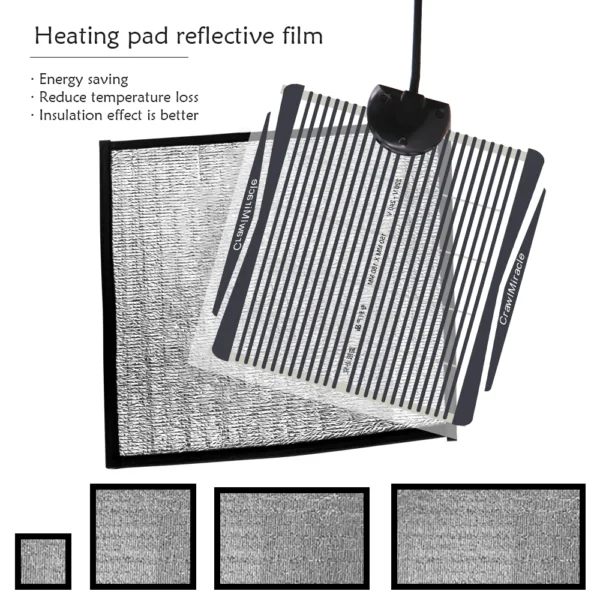 EU/US/UK/AU Plug Reptiles Heating Mat With Adjustable Temperature Controller Warm Pad Incubator for Lizard Turtle Aquarium 5-35W - Image 6